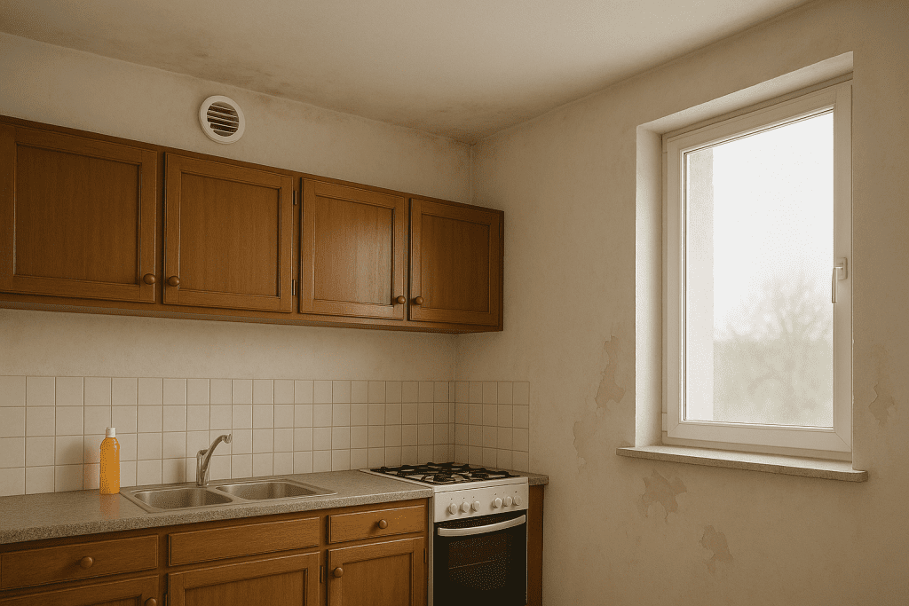 traces humidité dans la cuisine