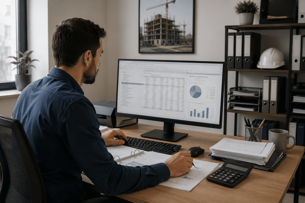 comptabilité d'une entreprise BTP