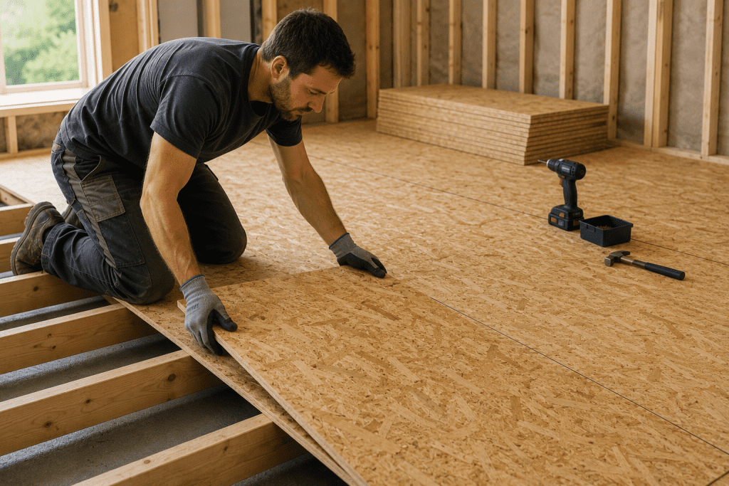 pose d'un plancher